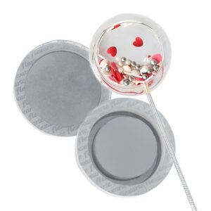 488 Pirulitos Redondo Chocalho 6 Cm