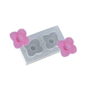 518 Par de Joias Quadrada c/ Pérola