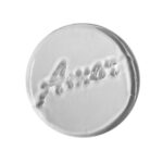 583 Tampa de Pirulitos Chocalho Redondo AMOR 6 Cm