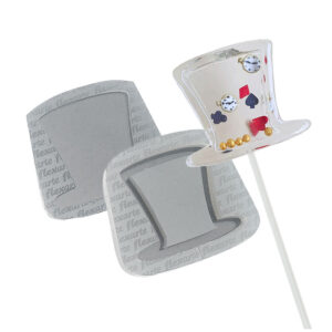 604 Pirulitos Chapéu (cartola) Chocalho