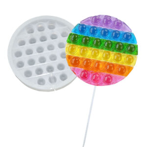 692 Pirulito Fidget 12cm Topo de Bolo Redondo