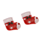 712 Par de Botinhas de Natal