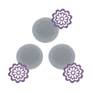 768 Trio de Mini Rendas Twila Redonda