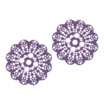 772 Dupla de Mini Rendas Kristen Redonda