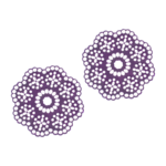 774 Dupla de Mini Rendas Harriett Redonda