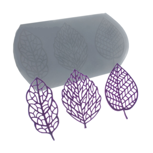 777 Trio de Rendas de Folhas Pequenas