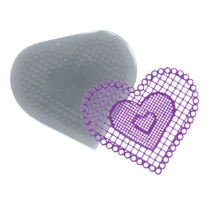 780 Renda de Coração Colleen Médio