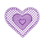 780 Renda de Coração Colleen Médio