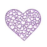 782 Renda de Coração Beryl Médio