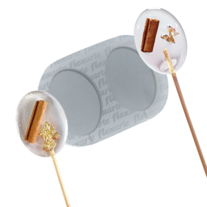 785 Dupla de Pirulito / Mexedor Oval peq  3x4 cm