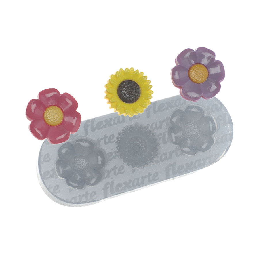 798 Trio de Flores com Girassol Peq