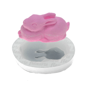 651 Coelho Deitado Detalhado Grande