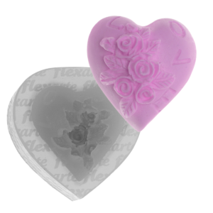 857 Coração Love c/ Flores JN